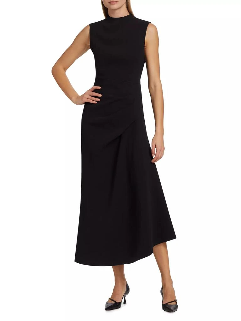 Acler Kempsey Crepe Draped Maxi Dress 2