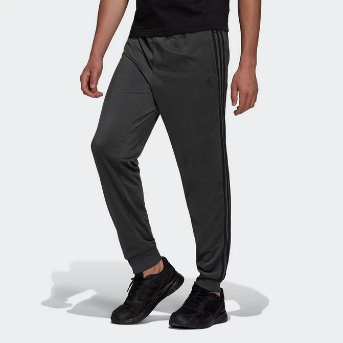 Adidas Men's adidas Warm-Up Tricot Tapered 3-Stripe Training Pants 1
