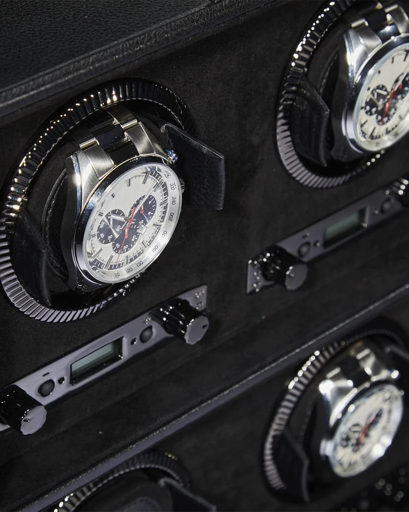 Wolf British Racing 4-Piece Watch Winder 8