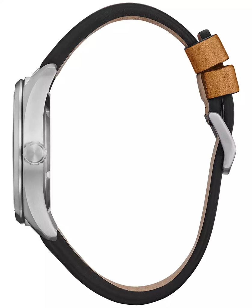 Citizen Eco-Drive Men's Garrison Brown Leather Strap Watch, 42mm