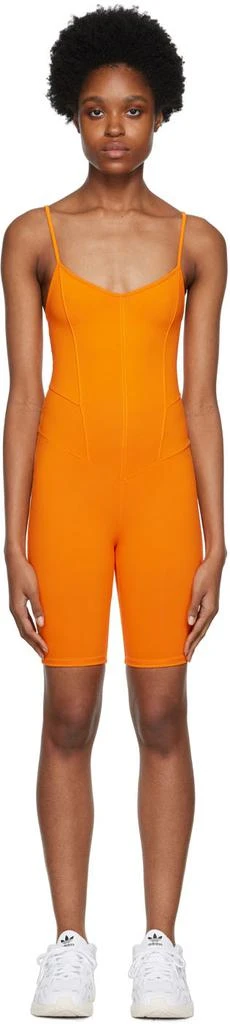 Live The Process Orange Corset Bodysuit 1