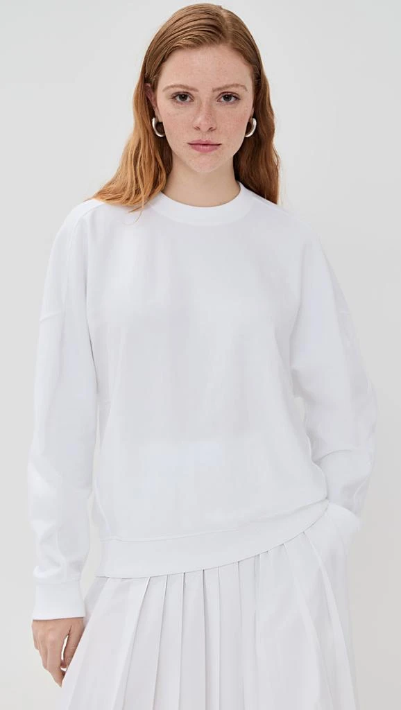 Tibi Lightweight Crew Neck Sweatshirt 6