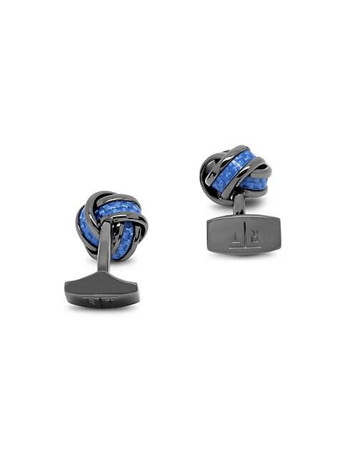 Tateossian Carbon Knot Cufflinks