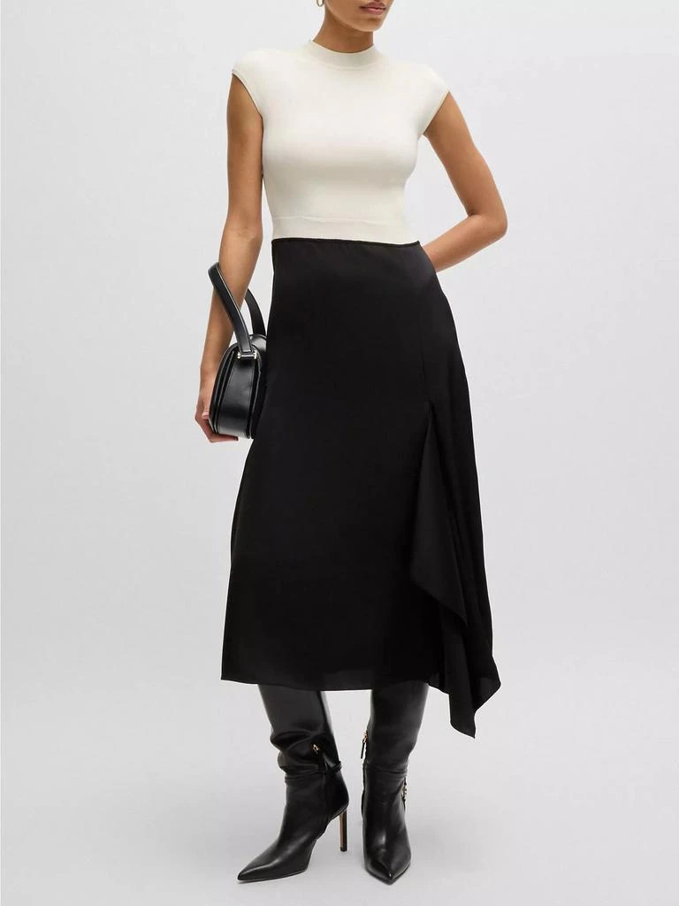 Hugo Boss Two-Part Dress with Volant Trim 4