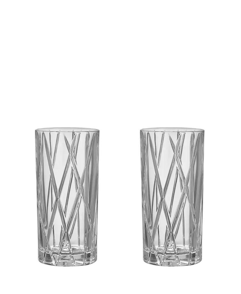 Orrefors City Highball Barware Set of 2