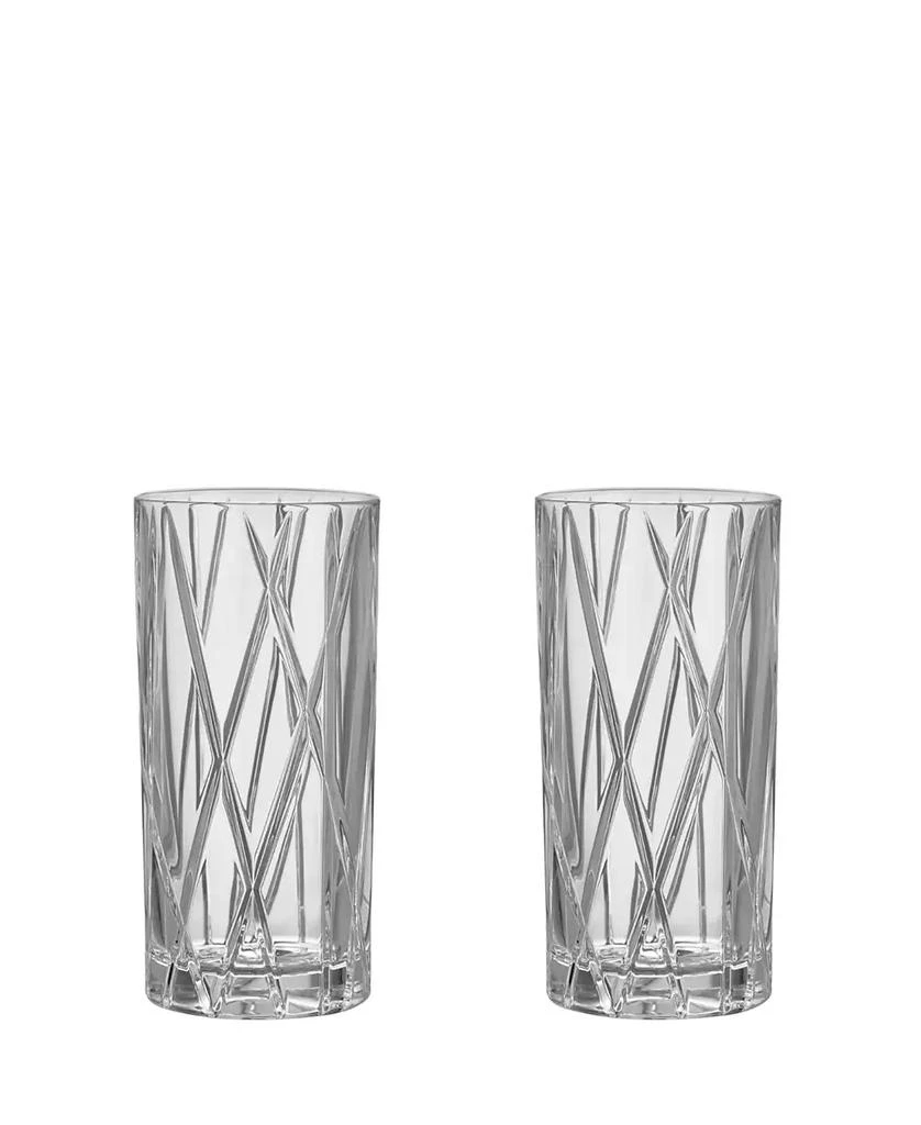 Orrefors City Highball Barware Set of 2 1