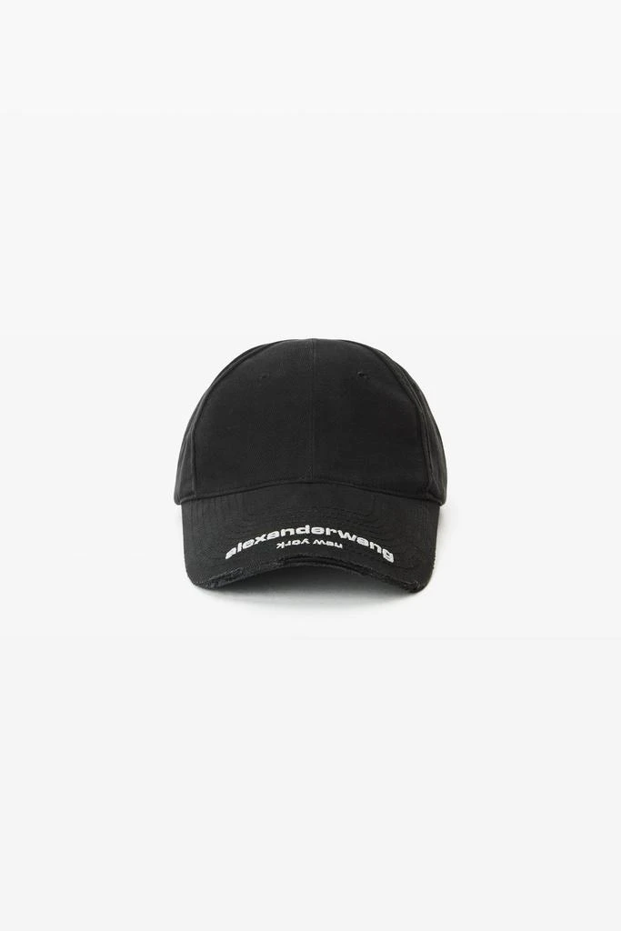 Alexander Wang Unisex Distressed Logo Baseball Cap 4