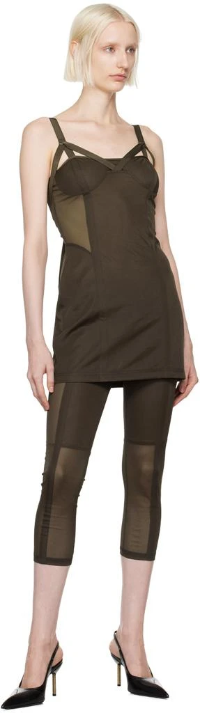 KNWLS Brown Grace Minidress 5