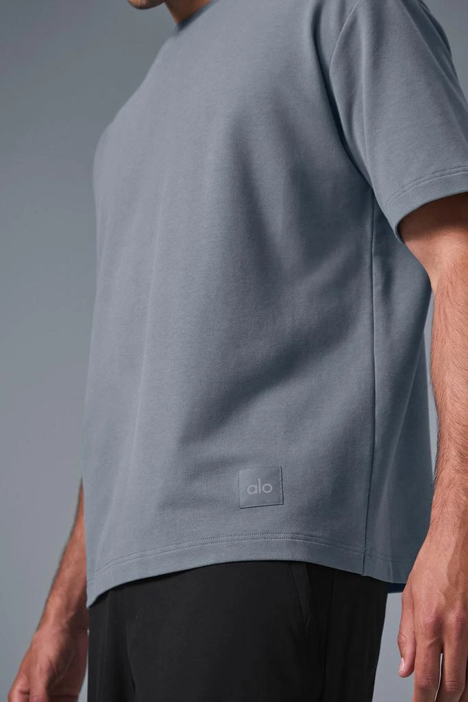 Alo Double Take Short Sleeve - Steel Grey 3