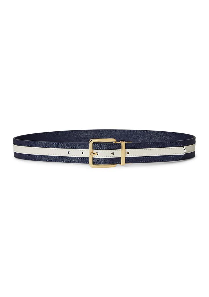 Ralph Lauren Two-Tone Reversible Crosshatch Belt