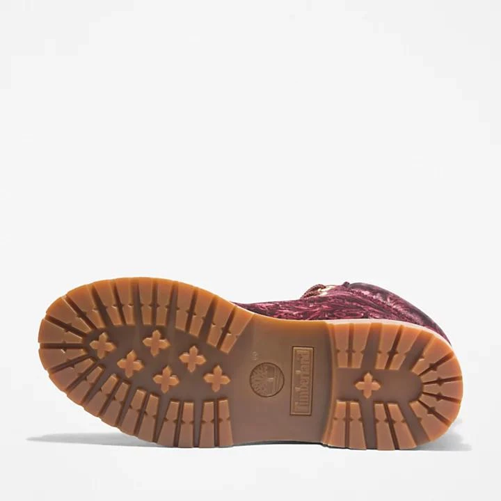 Timberland Timberland® Premium 6 Inch Velvet Boot for Women in Burgundy 3
