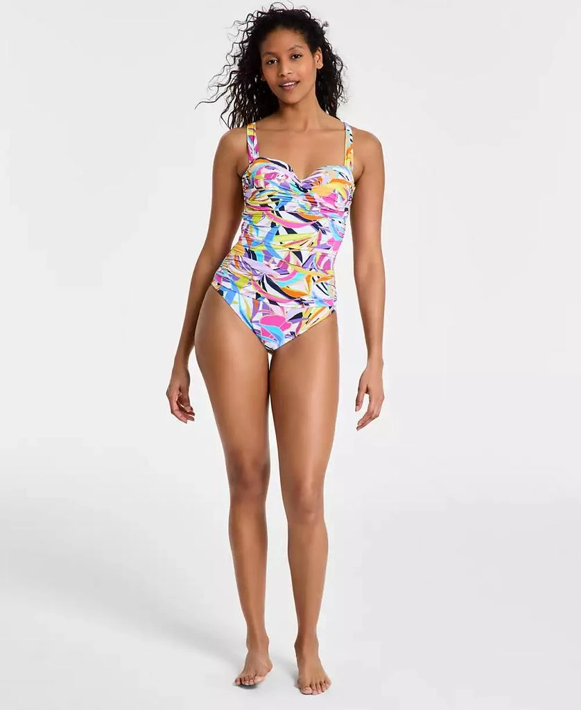 Bleu Rod Beattie Women's Living Color Ruched One-Piece Swimsuit 4