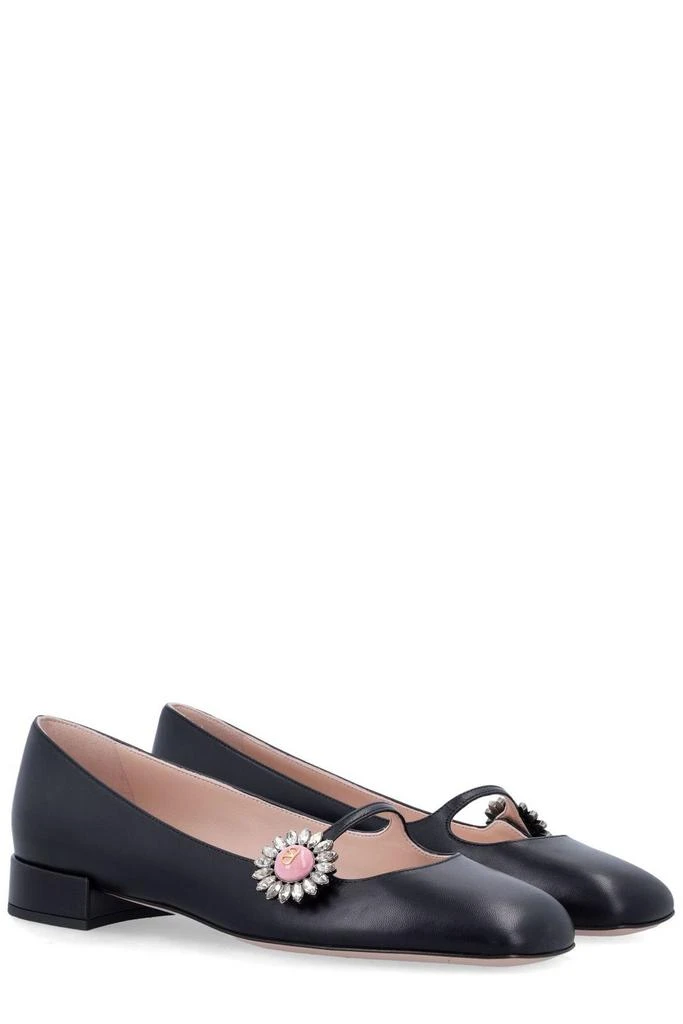 Valentino Valentino Garavani Preshoes Square-Toe Ballet Flats 3