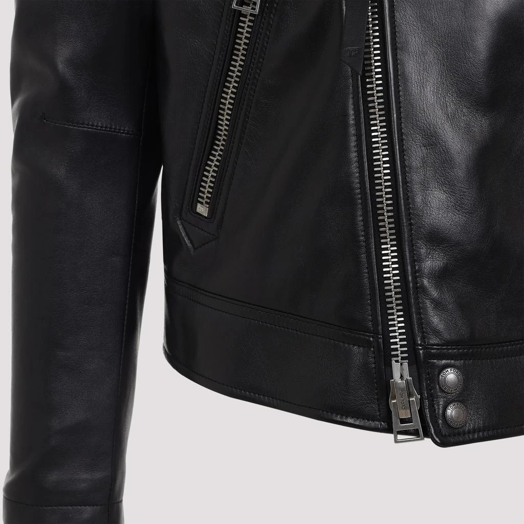 TOM FORD LAMB LEATHER BIKER JACKET 4