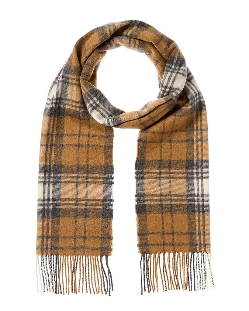 Amicale Cashmere Modern Tartan Cashmere Scarf 2