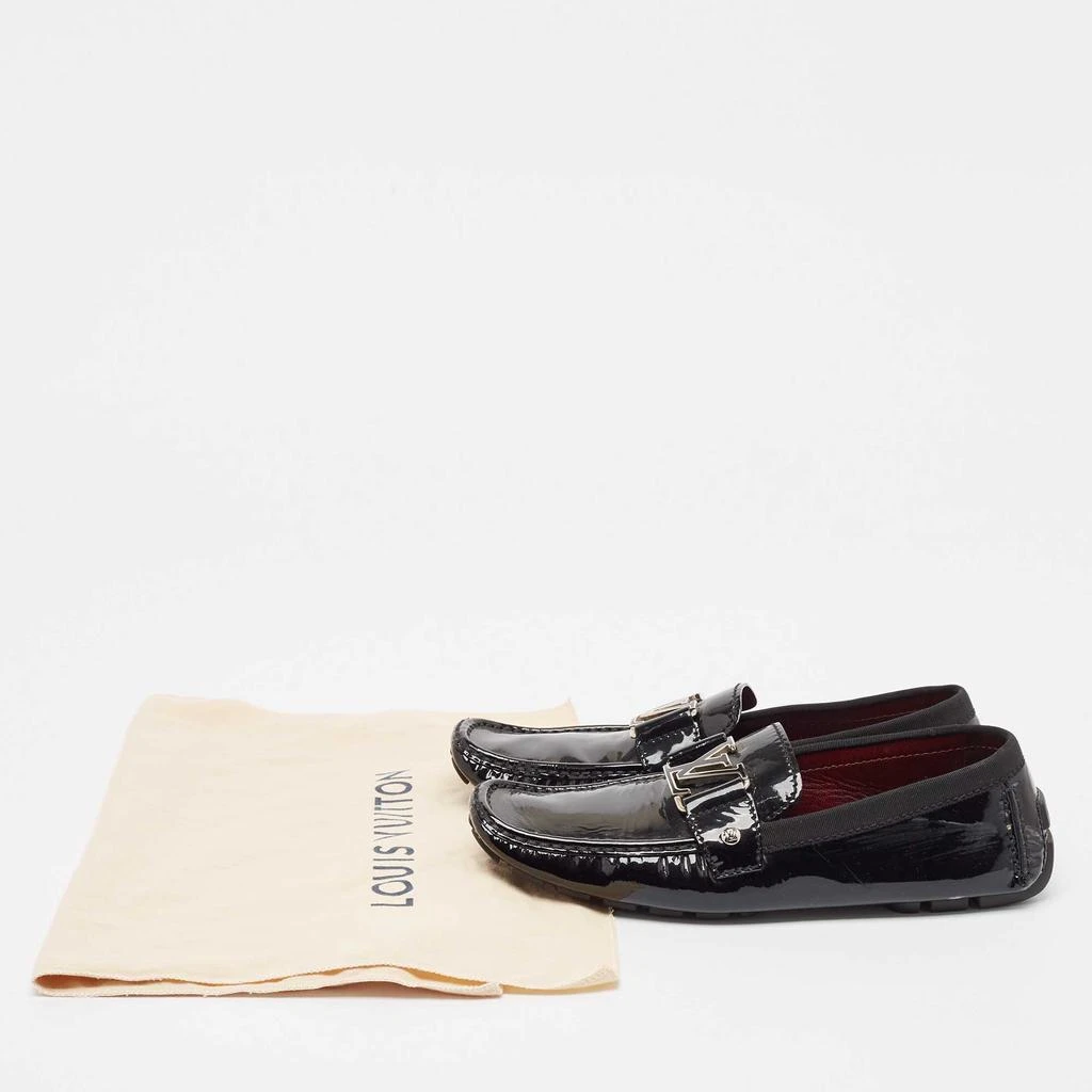 Louis Vuitton Louis Vuitton Black Patent Leather Monte Carlo Loafers Size 40.5 9