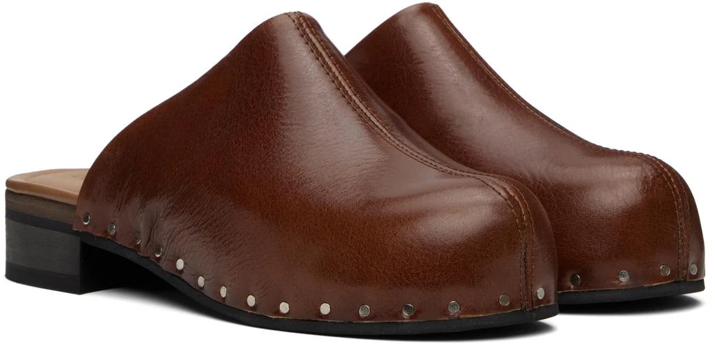 Our Legacy Brown Naoto Clogs 4
