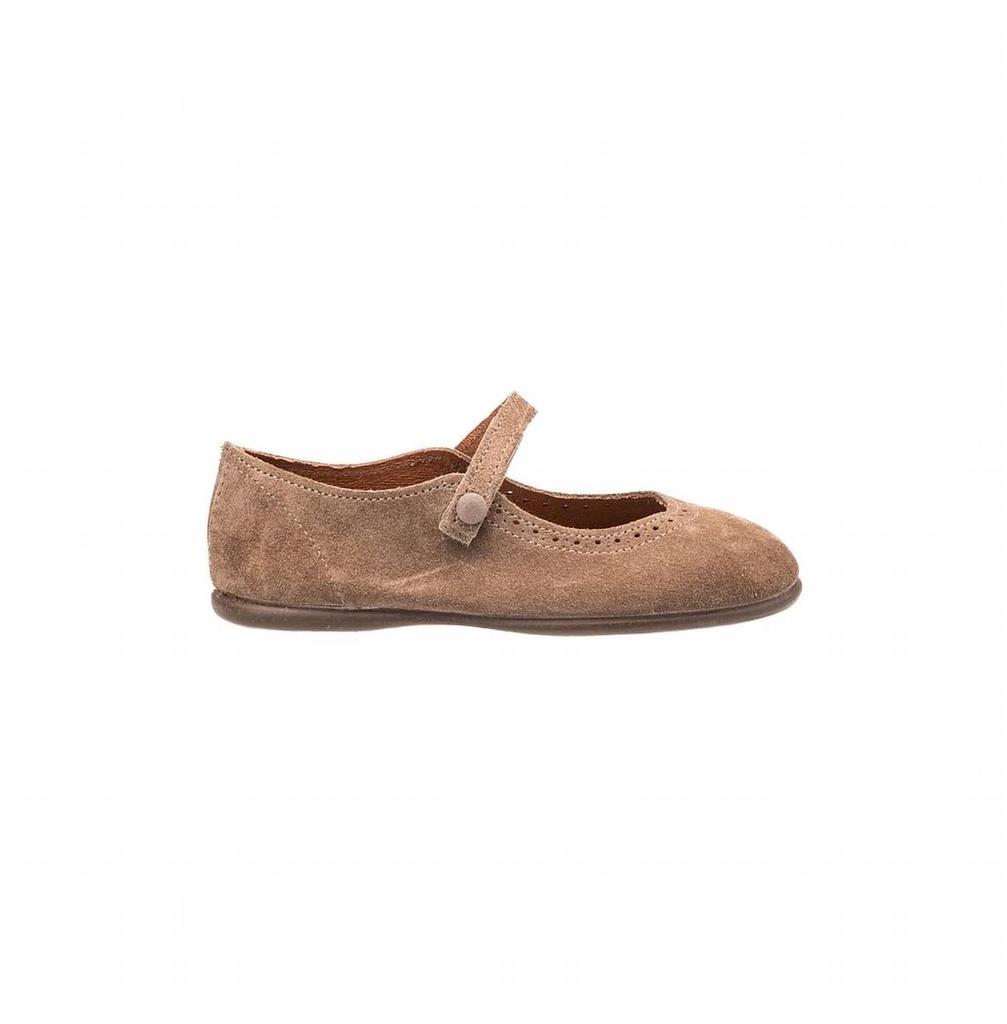 Elephantito Elephantito - Girl's Mary Jane Suede Shoes