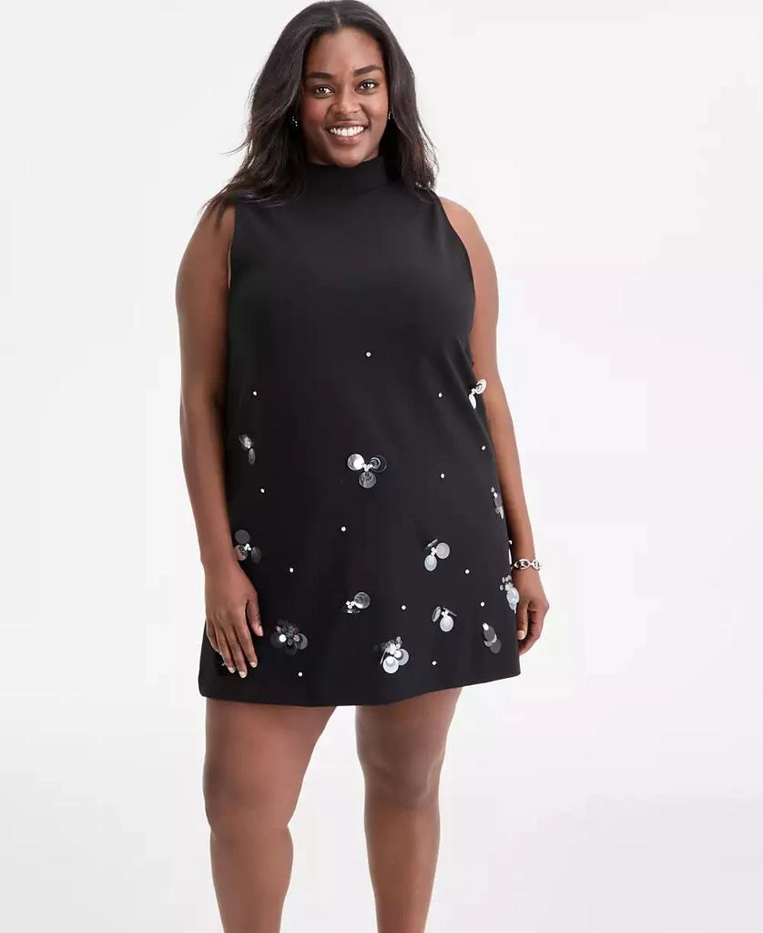 macy's black plus size dresses Black Plus Size Evening Wear