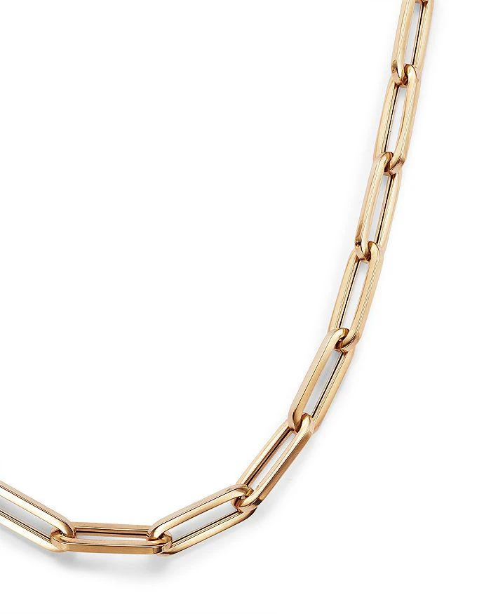 Zoe Lev 14K Yellow Gold Extra Large Paper Clip Chain Necklace, 16" 3