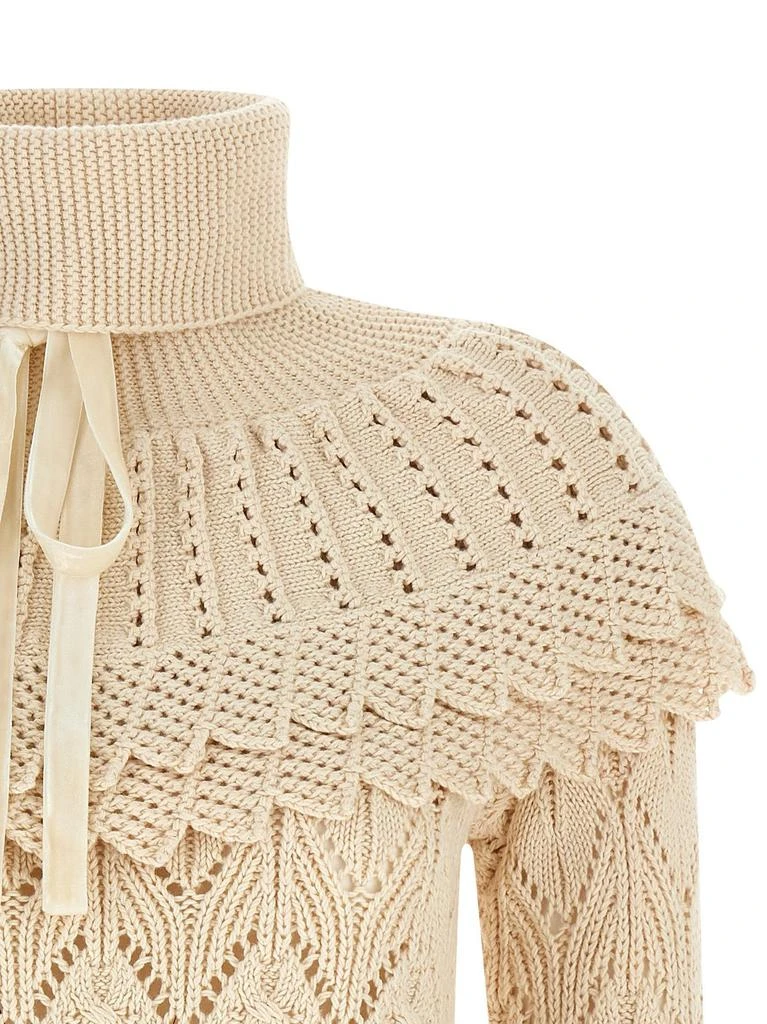Zimmermann Zimmermann Hypnotic Ruffled Collar Sweater 3