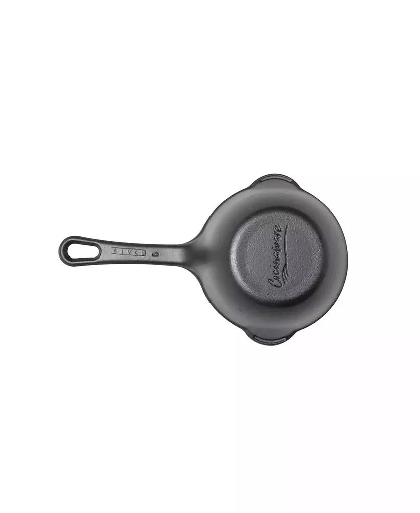 Victoria Cast Iron Sauce Pan. 0.45qt Sauce Pot Seasoned 10