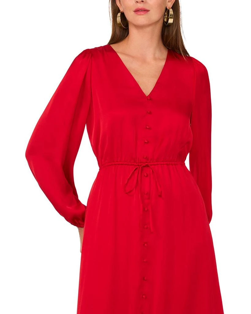 1. State Elastic Waist Button Maxi Dress 5