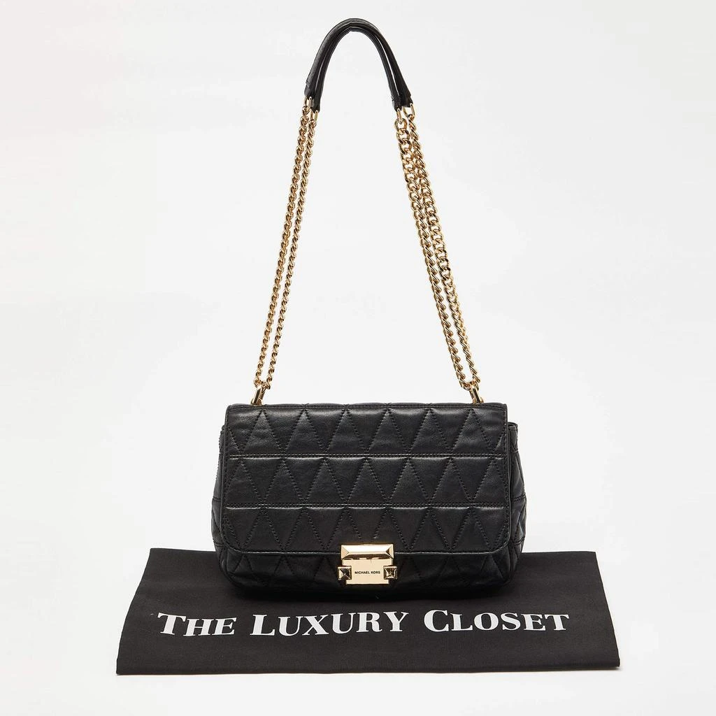 Michael Kors Michael Kors Black Quilted Leather Large Sloan Shoulder Bag 10