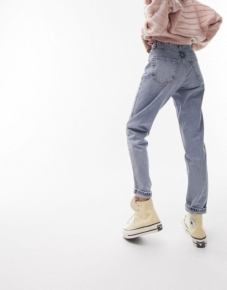 Topshop Topshop Original Mom high rise jean in bleach
