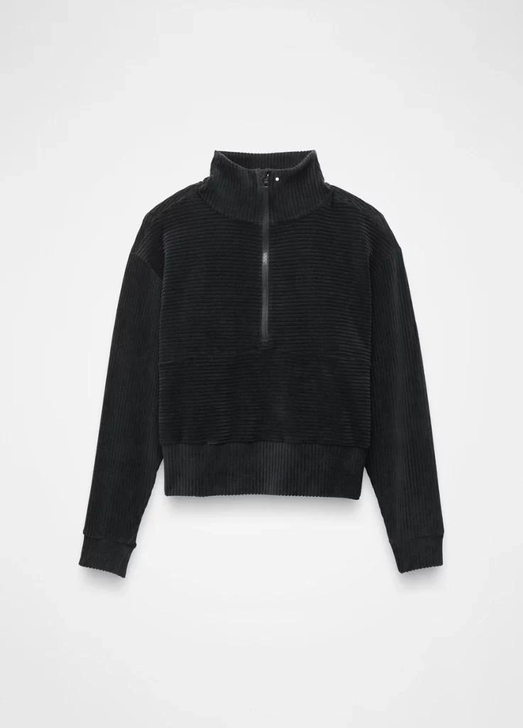 Prana Womens prAna Escambia Half Zip - Black 5
