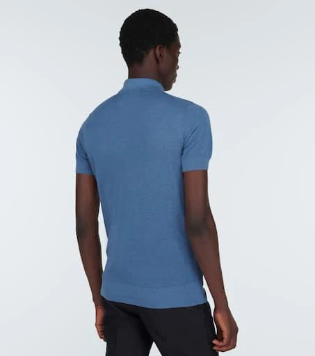 Tom Ford Cotton and silk polo shirt 4