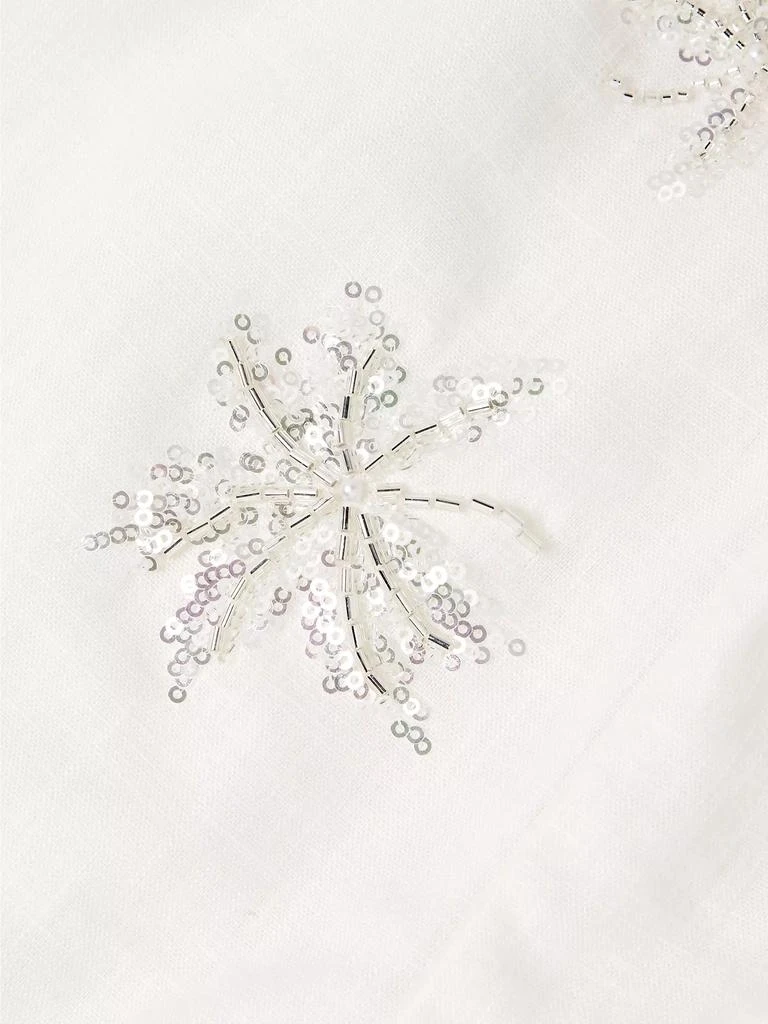 Waimari Amelia Floral Sequined Linen-Blend Minidress 6