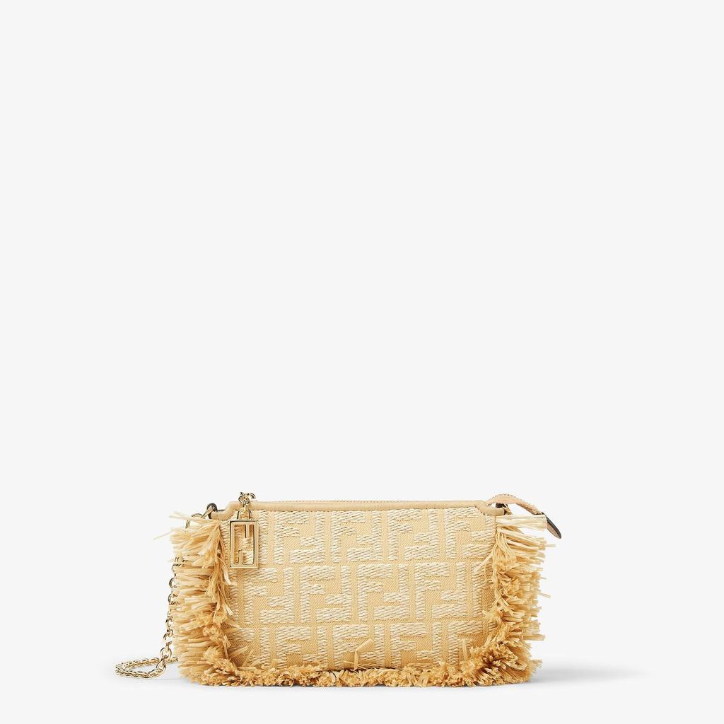 ポーチ Fendi Baguette Pouch Paglia Ff Vit. Fendi BAGUETTE POUCH PAGLIA FF/VIT. - Crossbody Bags