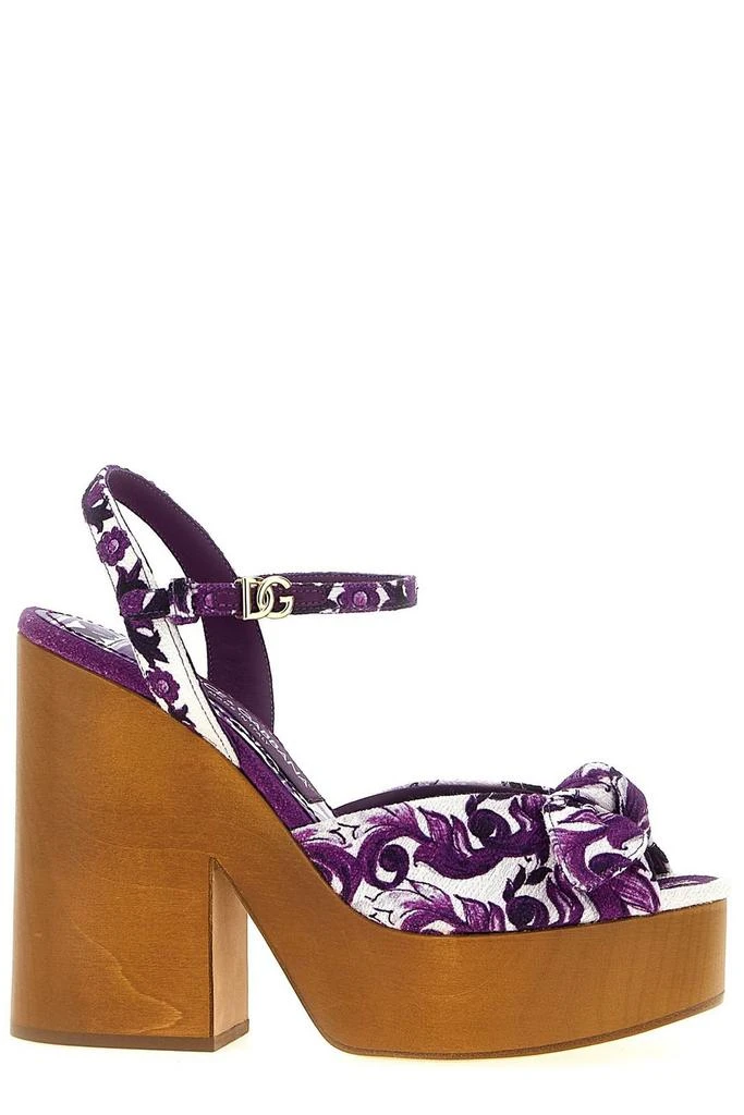 Dolce 
Gabbana Dolce 
Gabbana Majolica Printed Sandals 1