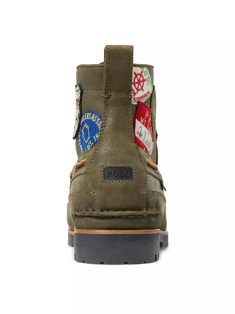 Ralph Lauren Ranger Patchwork Suede Boots 3