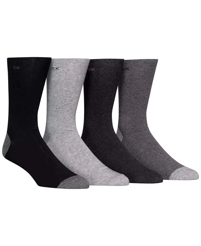 Calvin Klein Men
s Heel Toe Socks 4-Pack