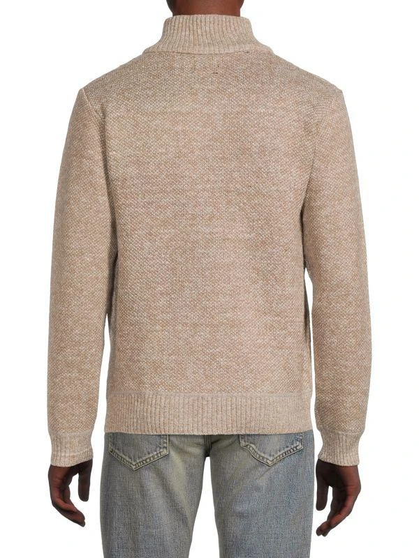 BUFFALO David Bitton Walkley Faux Fur-Lined Cable Knit Sweater 2