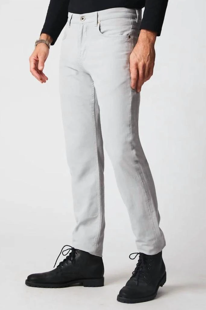 Billy Reid Cotton Linen 5 Pocket Pant In Quarry 3
