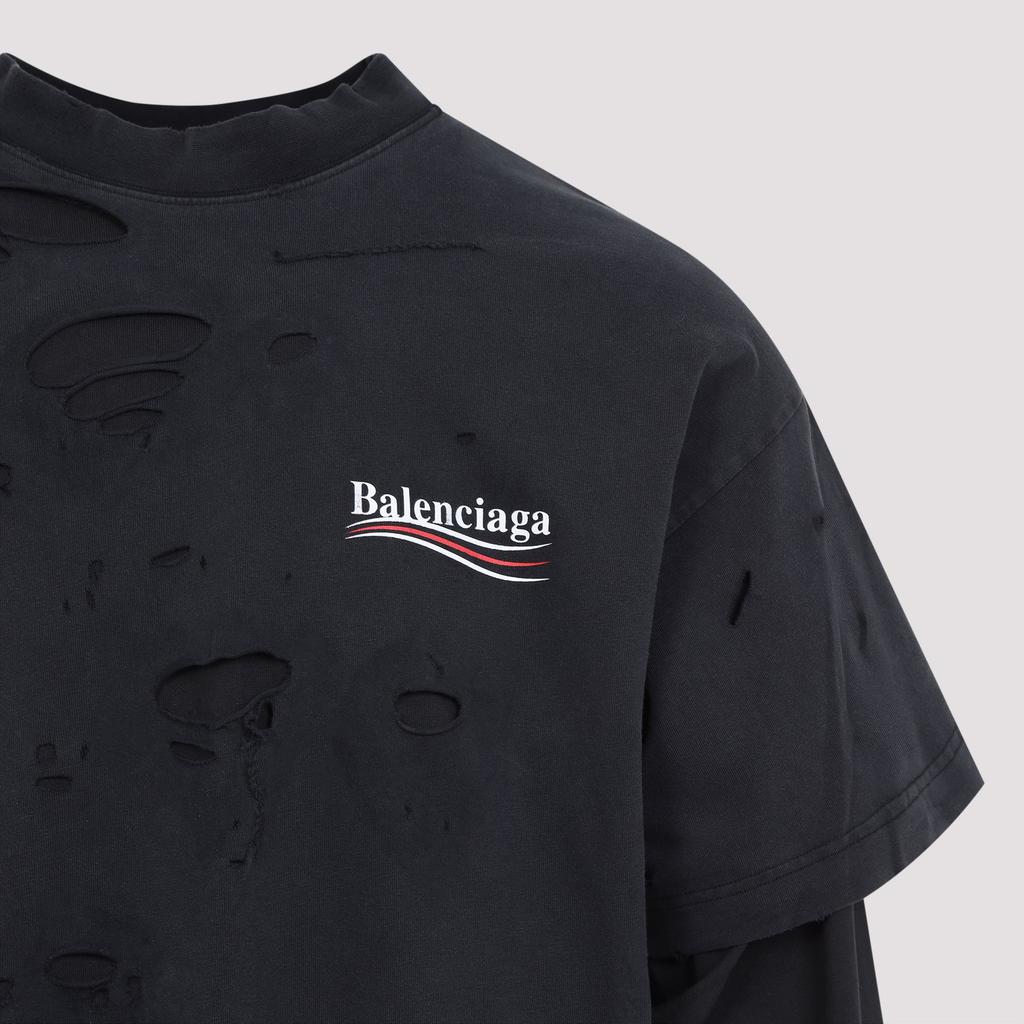 トップス balenciaga HEAVY L T-SHIRT BALENCIAGA バレンシアガ 23AW Heavy Metal Logo T-Shirt ヘビー