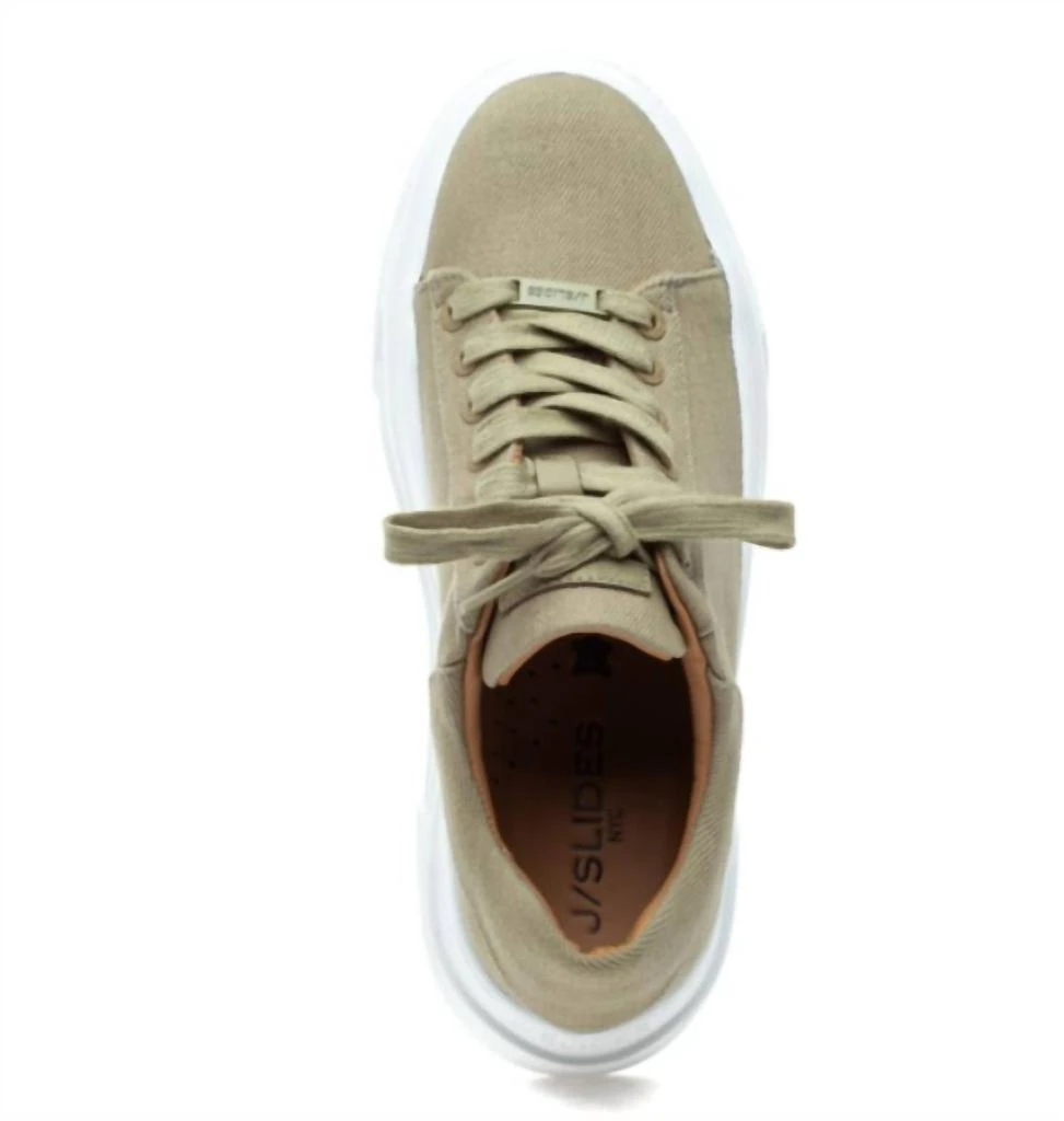 J/Slides J/Slides - Women's Amanda Canvas Sneakers 5