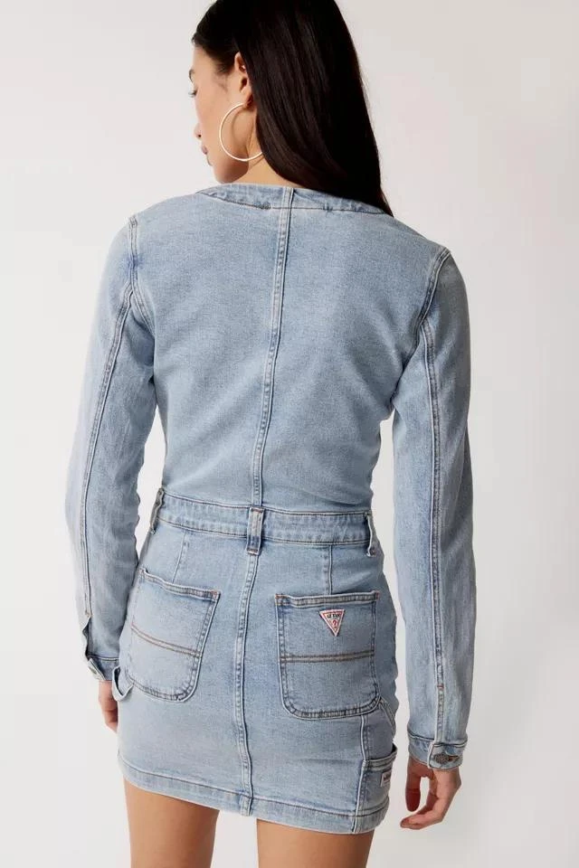 Shop GUESS ORIGINALS Danielle Long Sleeve Denim Mini Dress on Sale at  BeyondStyle  Get 71% Off GUESS ORIGINALS Danielle Long Sleeve Denim Mini  Dress with Limited-Time Flash Deals, Exclusive Discounts, and
