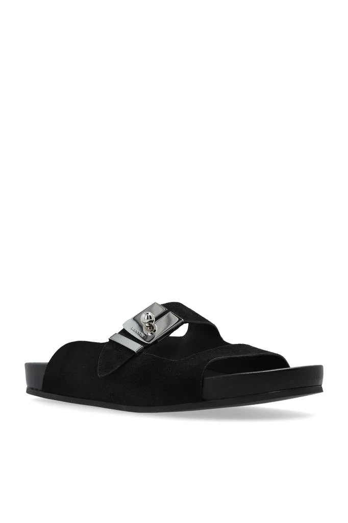 Lanvin Suede slides 4