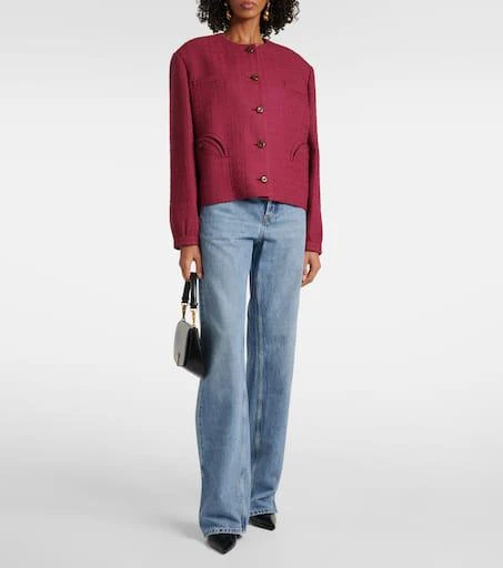 BLAZÉ MILANO Rush Gliss cotton-blend bouclé jacket 2