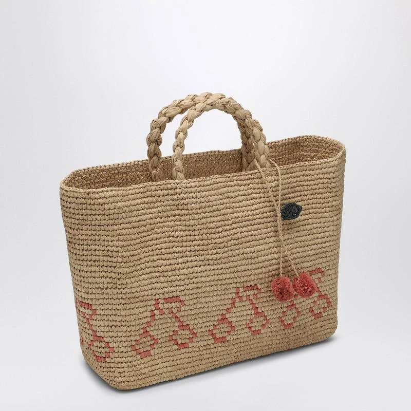 Bonpoint Cherry Bag beige in raffia 2