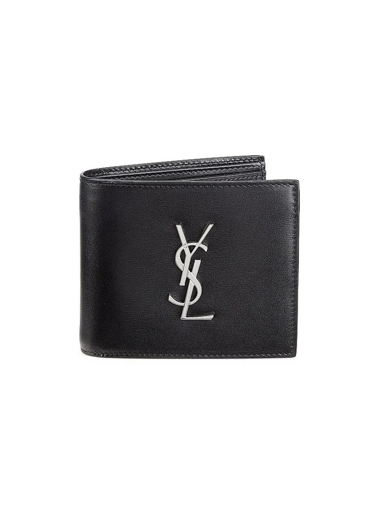 Yves Saint Laurent Leather Credit Card Holder 1