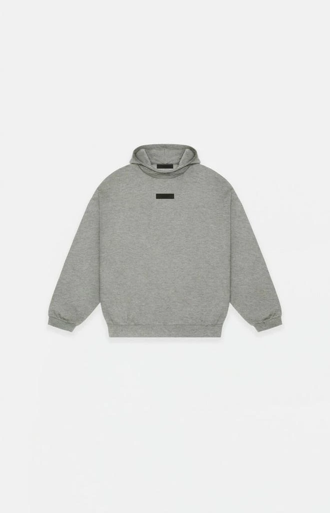 Essentials Essentials Dark Heather Oatmeal Hoodie 1