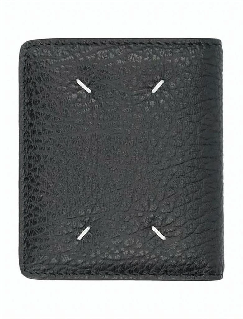 MAISON MARGIELA Calf Leather Bifold Wallet with 2