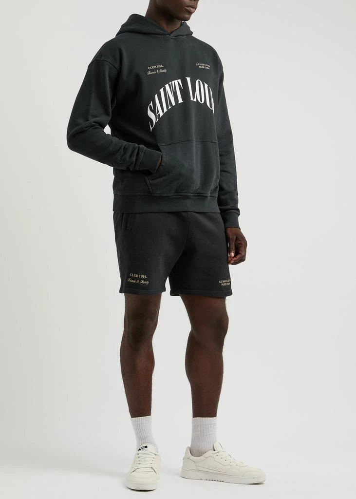 CLUB 1984 Saint Louis hooded cotton sweatshirt  4