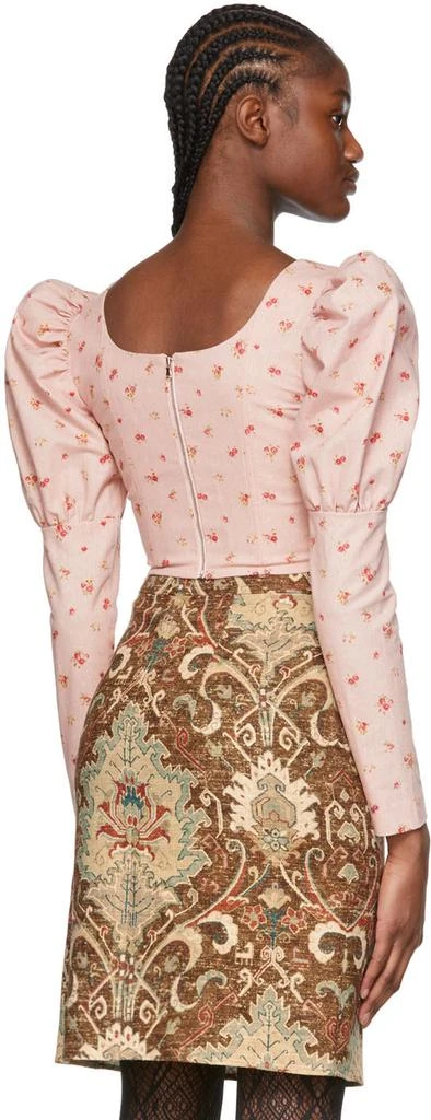 Puppets and Puppets Pink Linen Blouse 3