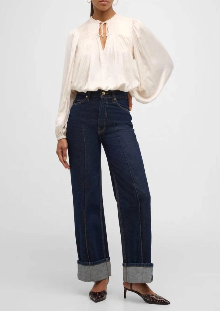 Ulla Johnson Freja Blouse In Cowrie 1